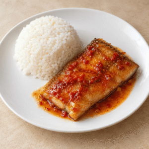 bangus with sili sauce