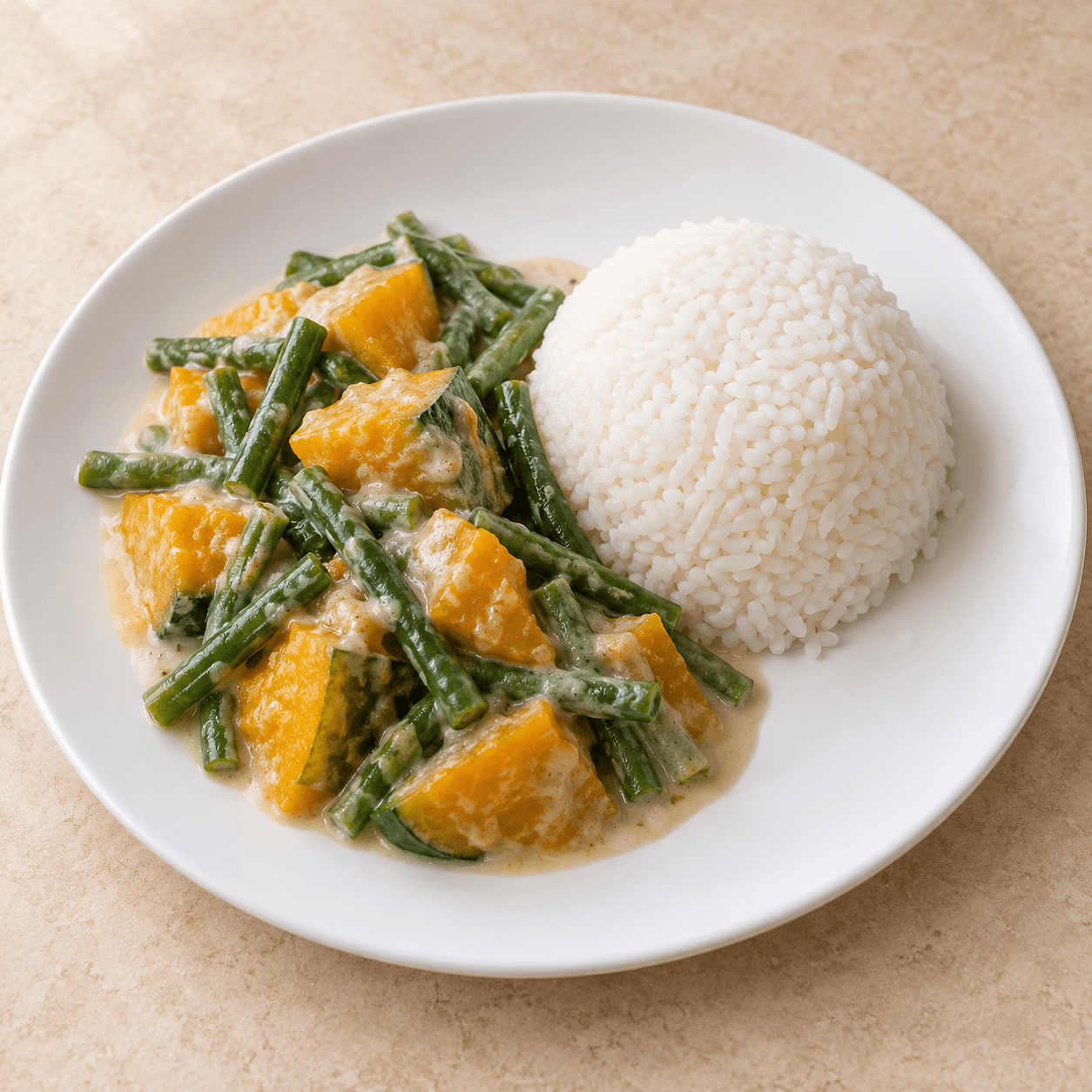 ginataang sitaw kalabasa