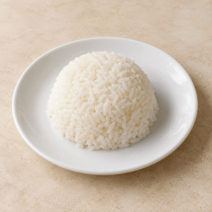steamed rice