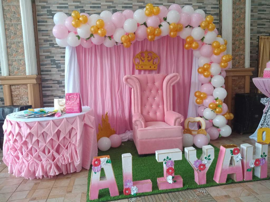 stage backdrop setup